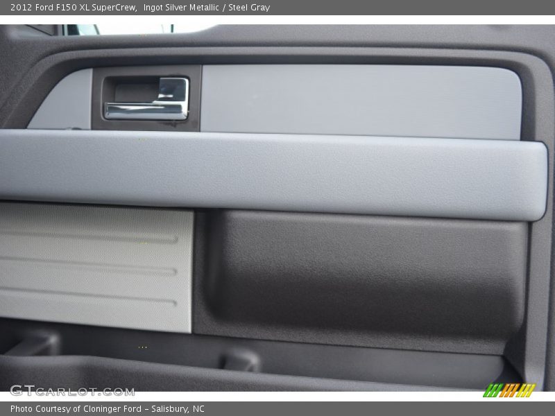 Ingot Silver Metallic / Steel Gray 2012 Ford F150 XL SuperCrew
