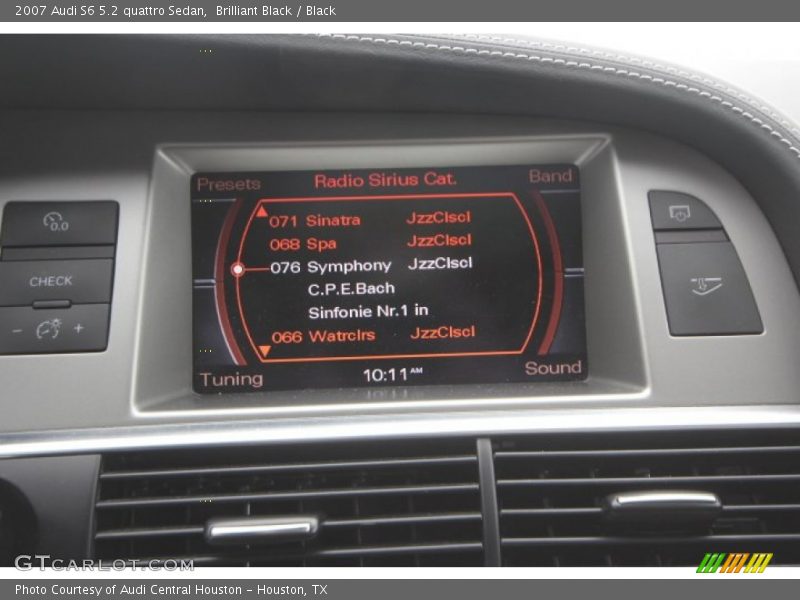 Brilliant Black / Black 2007 Audi S6 5.2 quattro Sedan