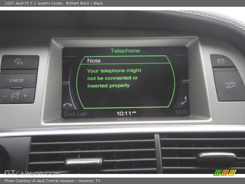 Brilliant Black / Black 2007 Audi S6 5.2 quattro Sedan