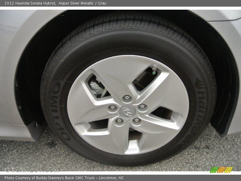 Hyper Silver Metallic / Gray 2012 Hyundai Sonata Hybrid