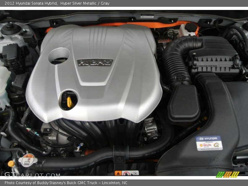 Hyper Silver Metallic / Gray 2012 Hyundai Sonata Hybrid
