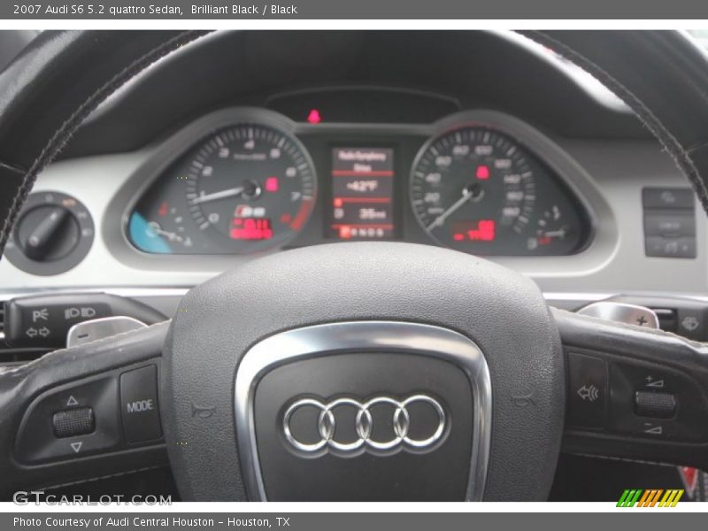 Brilliant Black / Black 2007 Audi S6 5.2 quattro Sedan