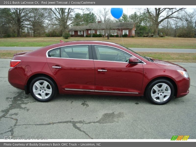Red Jewel Tintcoat / Cocoa/Cashmere 2011 Buick LaCrosse CX