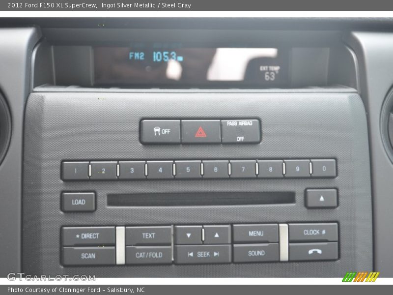 Ingot Silver Metallic / Steel Gray 2012 Ford F150 XL SuperCrew