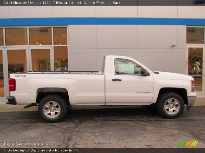 Summit White / Jet Black 2014 Chevrolet Silverado 1500 LT Regular Cab 4x4