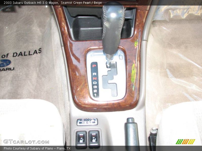 Seamist Green Pearl / Beige 2003 Subaru Outback H6 3.0 Wagon