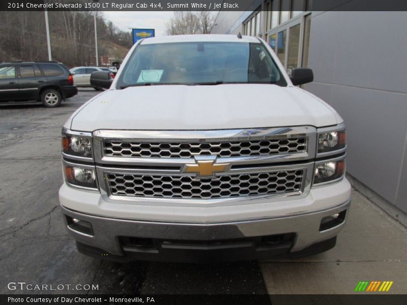 Summit White / Jet Black 2014 Chevrolet Silverado 1500 LT Regular Cab 4x4