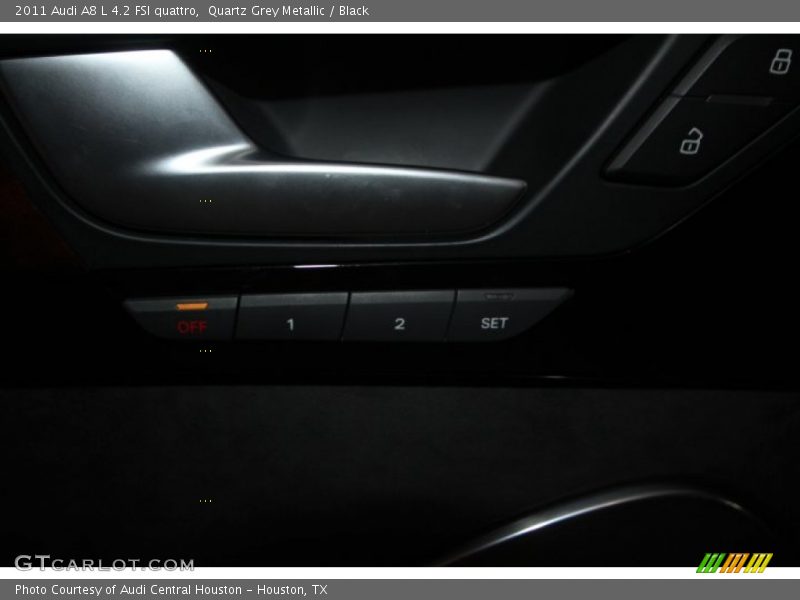 Quartz Grey Metallic / Black 2011 Audi A8 L 4.2 FSI quattro