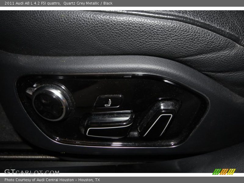 Quartz Grey Metallic / Black 2011 Audi A8 L 4.2 FSI quattro