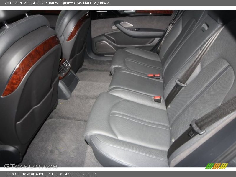 Quartz Grey Metallic / Black 2011 Audi A8 L 4.2 FSI quattro