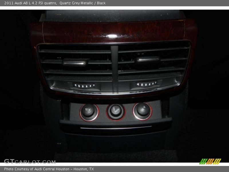 Quartz Grey Metallic / Black 2011 Audi A8 L 4.2 FSI quattro