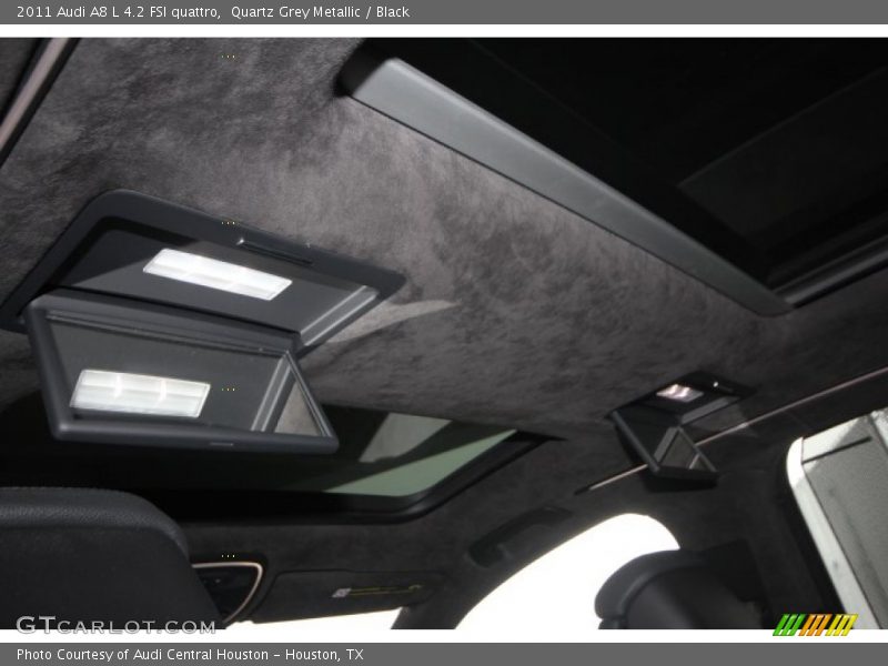 Quartz Grey Metallic / Black 2011 Audi A8 L 4.2 FSI quattro