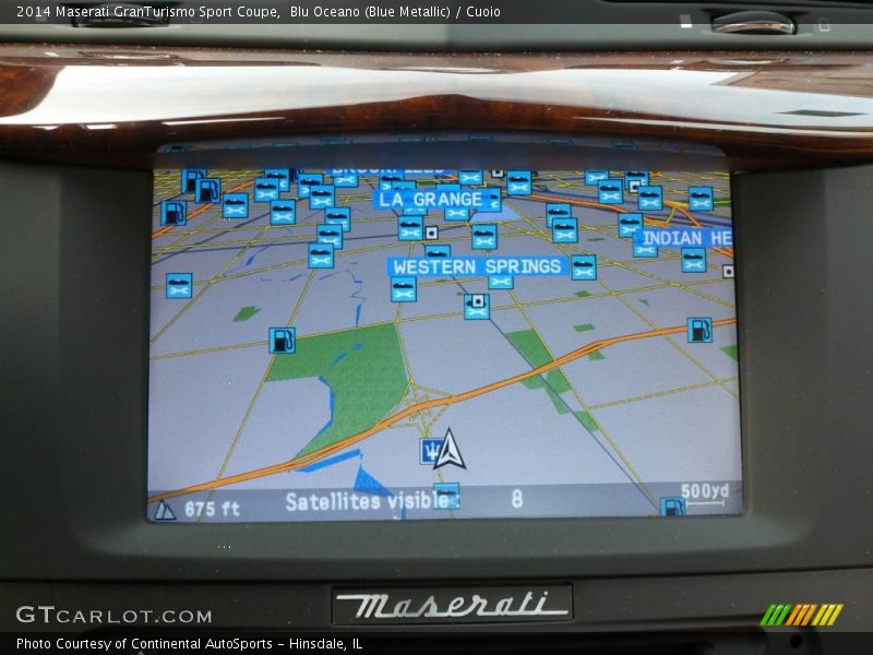 Blu Oceano (Blue Metallic) / Cuoio 2014 Maserati GranTurismo Sport Coupe