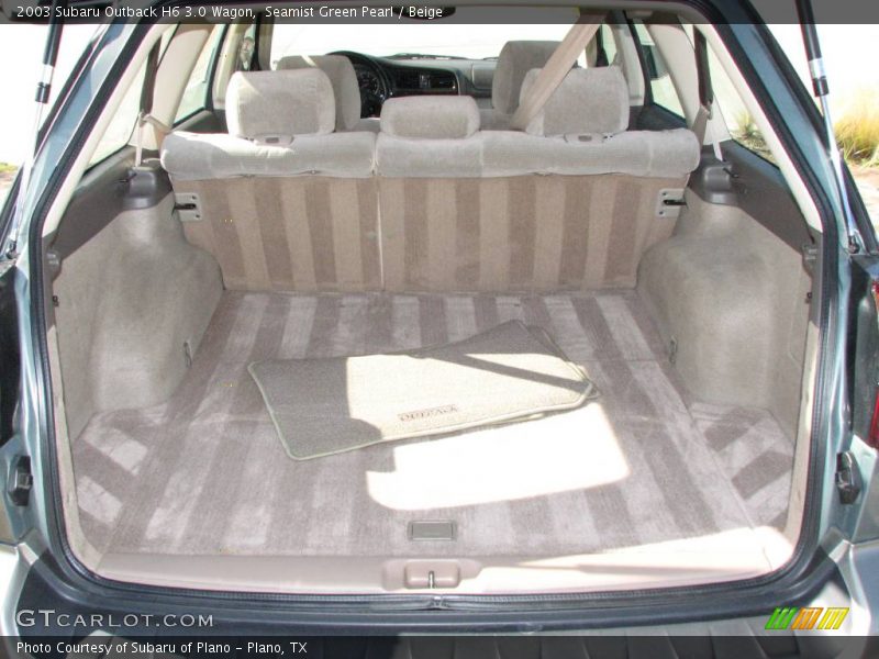 Seamist Green Pearl / Beige 2003 Subaru Outback H6 3.0 Wagon