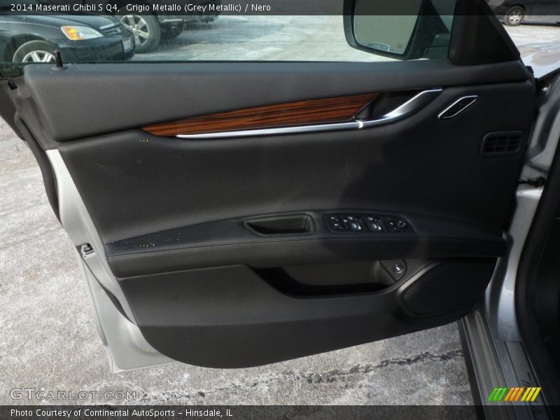 Grigio Metallo (Grey Metallic) / Nero 2014 Maserati Ghibli S Q4