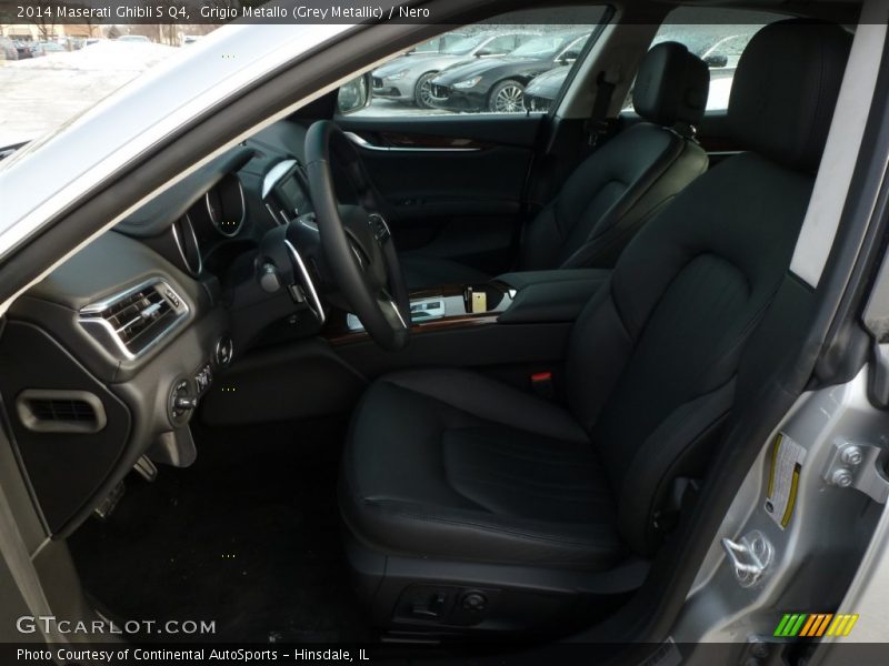 Grigio Metallo (Grey Metallic) / Nero 2014 Maserati Ghibli S Q4
