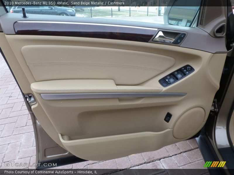 Sand Beige Metallic / Cashmere 2010 Mercedes-Benz ML 350 4Matic
