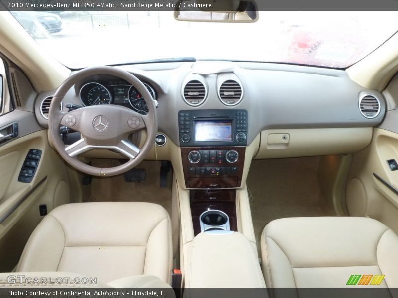 Dashboard of 2010 ML 350 4Matic