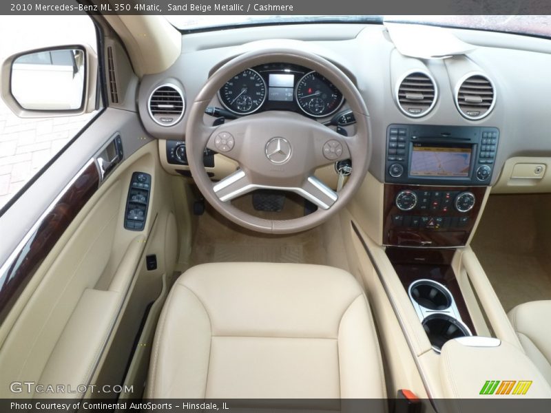 Sand Beige Metallic / Cashmere 2010 Mercedes-Benz ML 350 4Matic