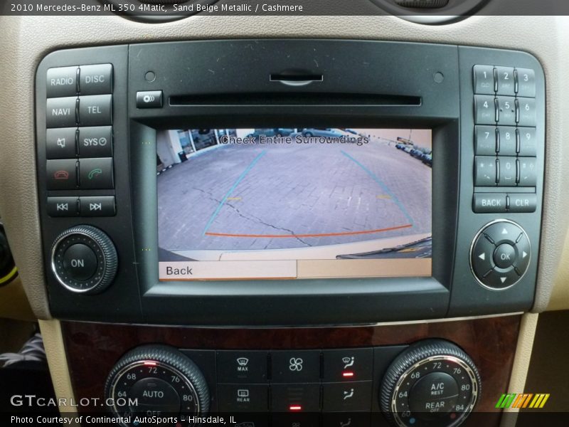 Sand Beige Metallic / Cashmere 2010 Mercedes-Benz ML 350 4Matic