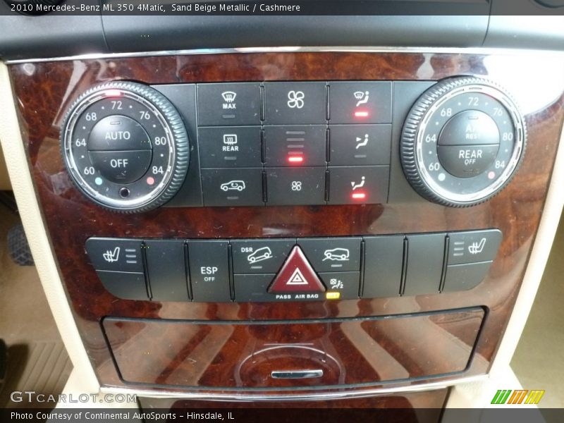 Sand Beige Metallic / Cashmere 2010 Mercedes-Benz ML 350 4Matic