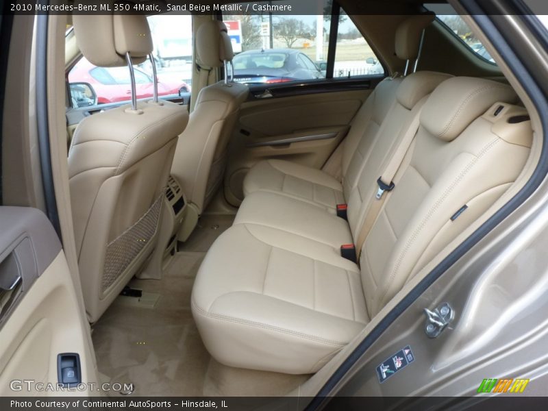 Sand Beige Metallic / Cashmere 2010 Mercedes-Benz ML 350 4Matic
