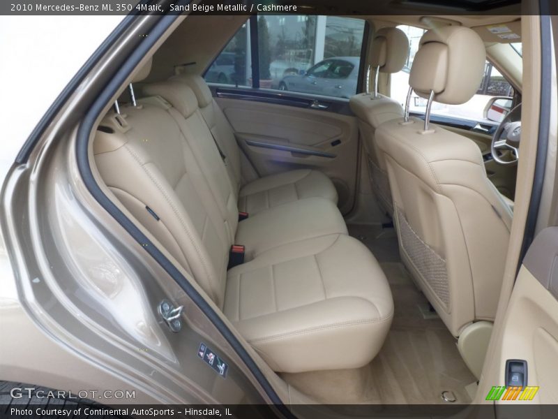 Rear Seat of 2010 ML 350 4Matic