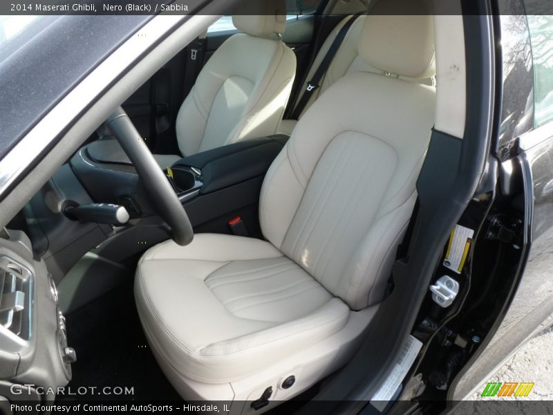 Front Seat of 2014 Ghibli 