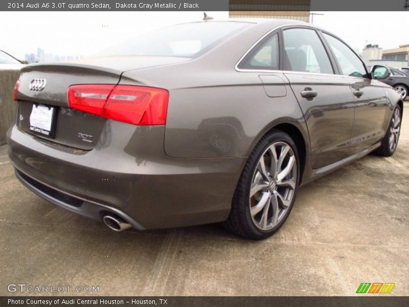 Dakota Gray Metallic / Black 2014 Audi A6 3.0T quattro Sedan