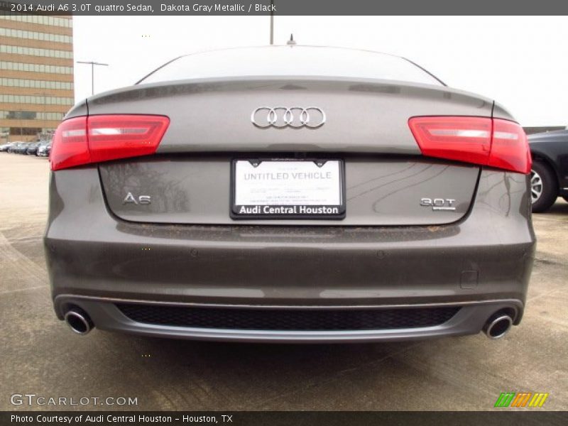 Dakota Gray Metallic / Black 2014 Audi A6 3.0T quattro Sedan