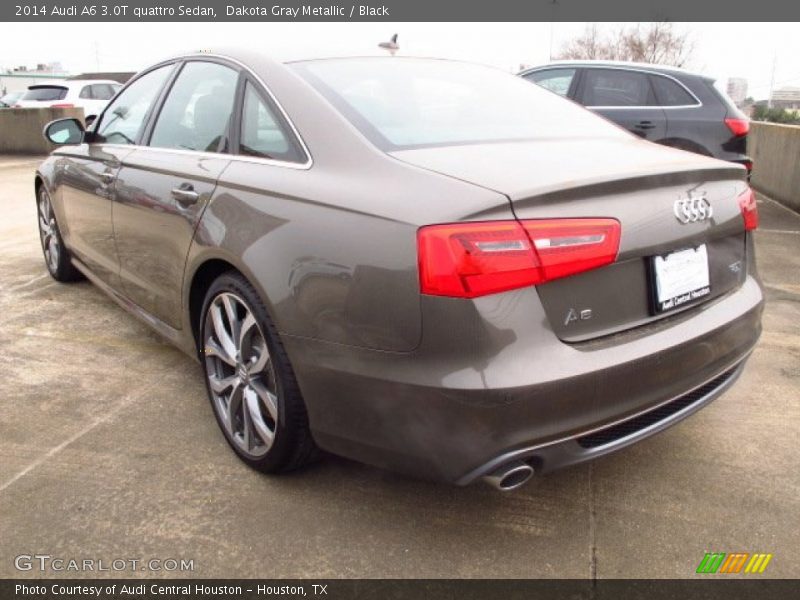 Dakota Gray Metallic / Black 2014 Audi A6 3.0T quattro Sedan