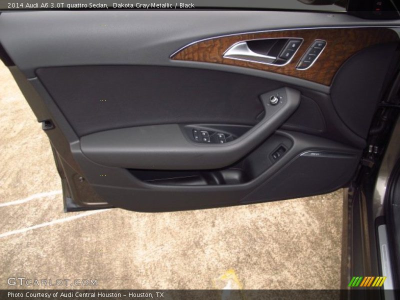 Dakota Gray Metallic / Black 2014 Audi A6 3.0T quattro Sedan