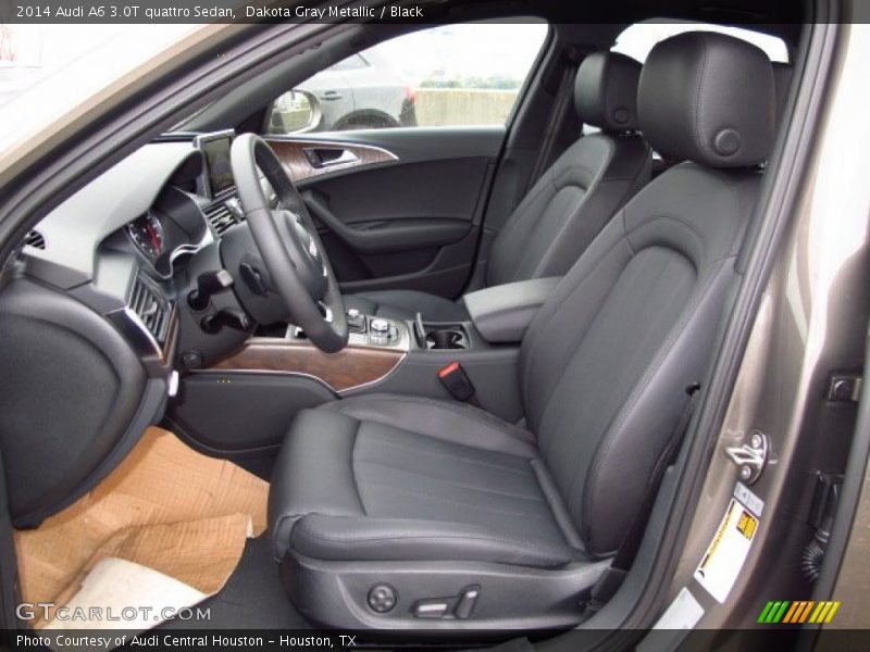 Dakota Gray Metallic / Black 2014 Audi A6 3.0T quattro Sedan