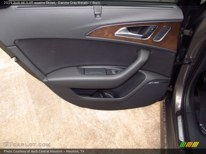 Dakota Gray Metallic / Black 2014 Audi A6 3.0T quattro Sedan