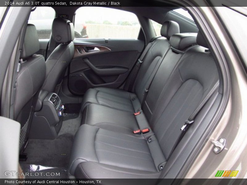 Dakota Gray Metallic / Black 2014 Audi A6 3.0T quattro Sedan