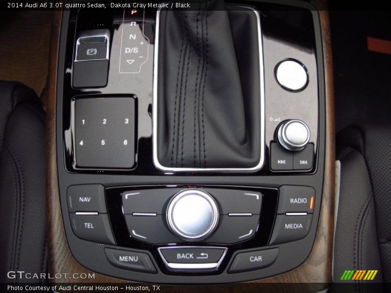 Dakota Gray Metallic / Black 2014 Audi A6 3.0T quattro Sedan