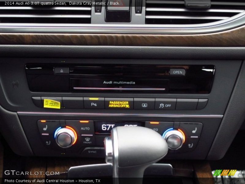 Dakota Gray Metallic / Black 2014 Audi A6 3.0T quattro Sedan