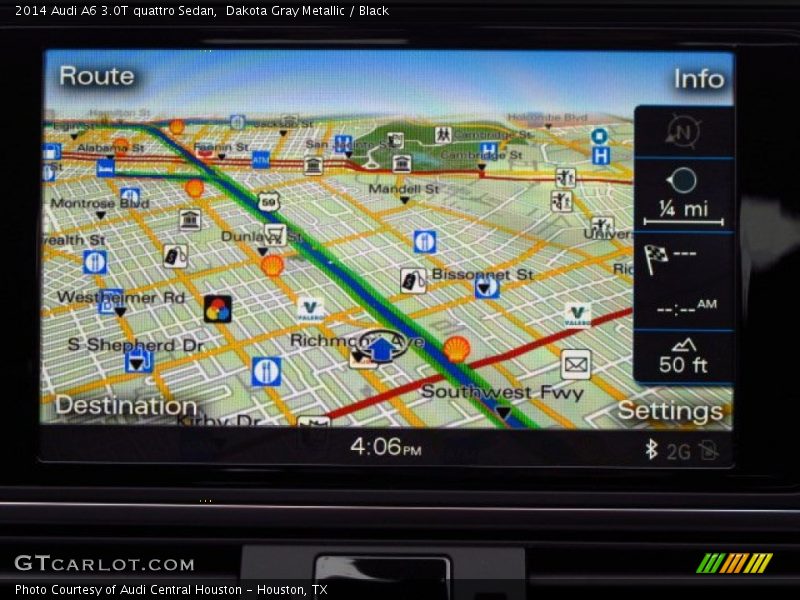 Dakota Gray Metallic / Black 2014 Audi A6 3.0T quattro Sedan