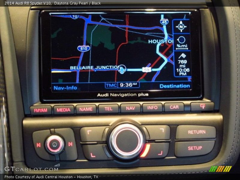 Navigation of 2014 R8 Spyder V10