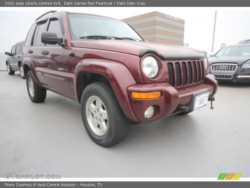 Dark Garnet Red Pearlcoat / Dark Slate Gray 2002 Jeep Liberty Limited 4x4