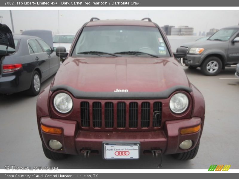 Dark Garnet Red Pearlcoat / Dark Slate Gray 2002 Jeep Liberty Limited 4x4