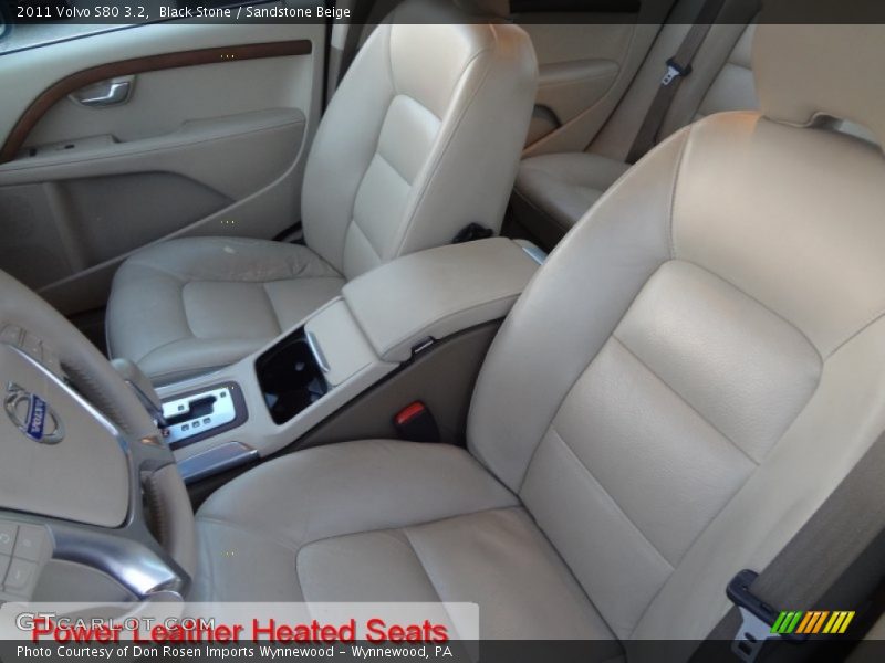 Black Stone / Sandstone Beige 2011 Volvo S80 3.2