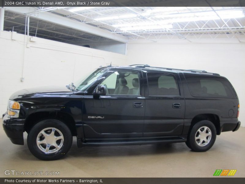 Onyx Black / Stone Gray 2004 GMC Yukon XL Denali AWD