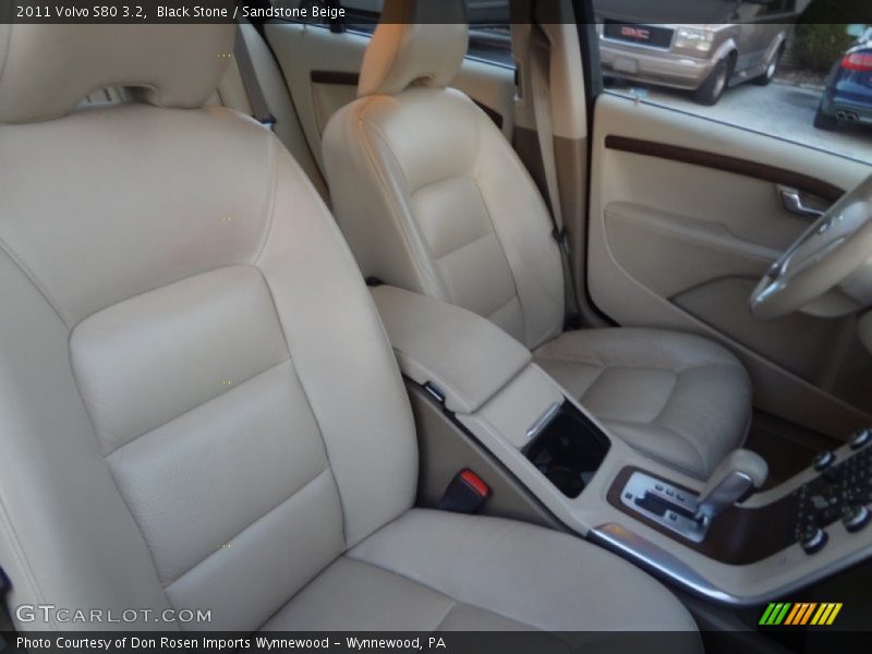 Black Stone / Sandstone Beige 2011 Volvo S80 3.2