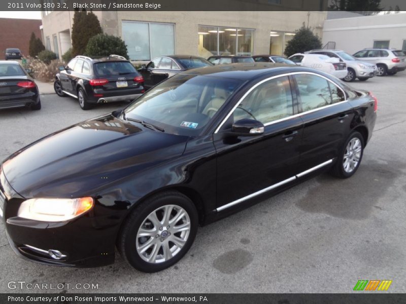 Black Stone / Sandstone Beige 2011 Volvo S80 3.2