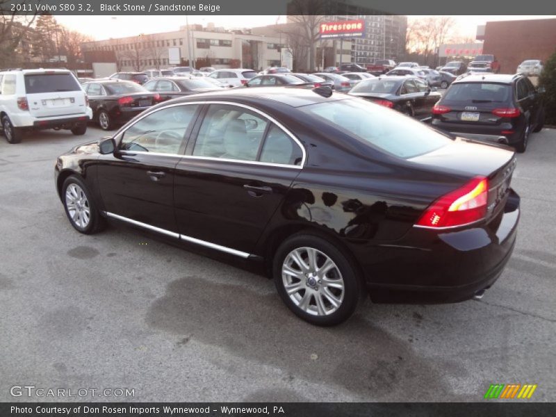Black Stone / Sandstone Beige 2011 Volvo S80 3.2