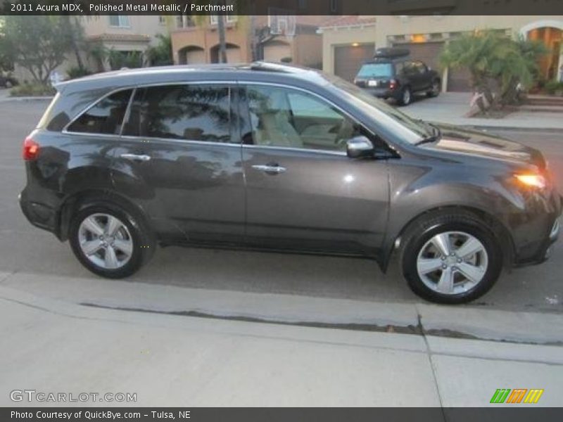 Polished Metal Metallic / Parchment 2011 Acura MDX