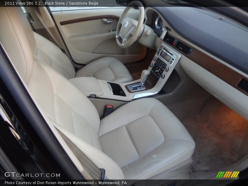 Black Stone / Sandstone Beige 2011 Volvo S80 3.2