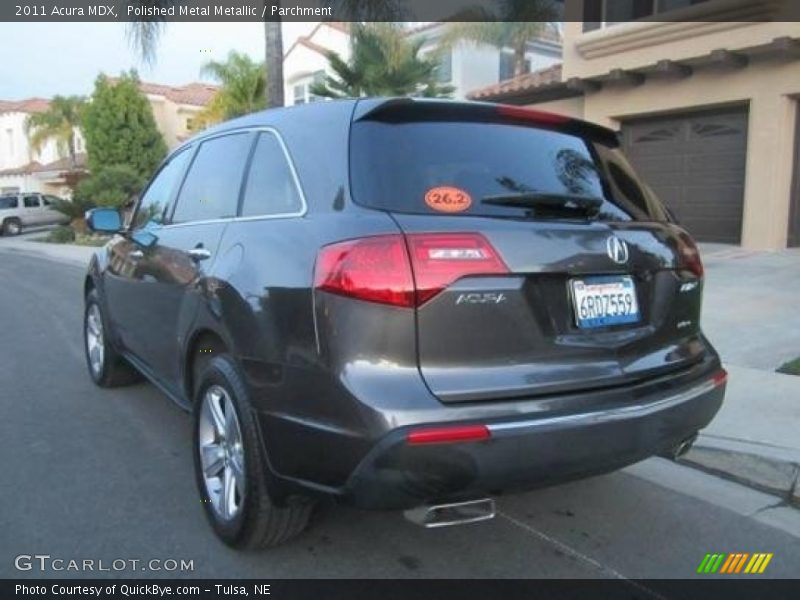 Polished Metal Metallic / Parchment 2011 Acura MDX