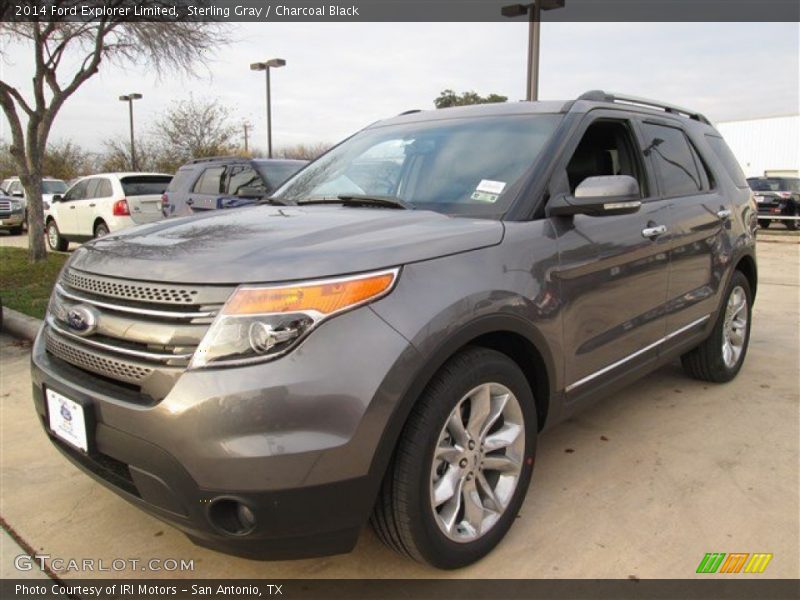 Sterling Gray / Charcoal Black 2014 Ford Explorer Limited